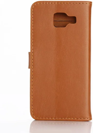 Samsung Galaxy A3 (2016) Stijlvol Portemonnee Hoesje Bruin afbeelding 3