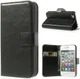 Apple iPhone 4(S) Portemonnee Hoesje Zwart afbeelding 4