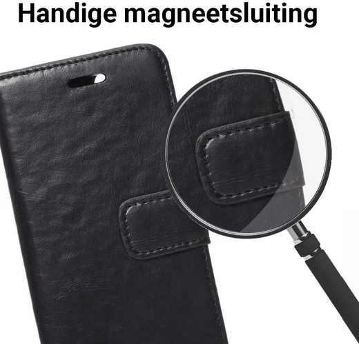 Apple iPhone 7 / 8 Book Cover Hoesje Zwart afbeelding 3