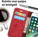 Apple iPhone 7 / 8 Book Cover Hoesje Rood afbeelding 2