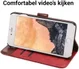 Apple iPhone 7 / 8 Book Cover Hoesje Rood afbeelding 4