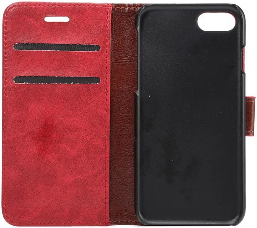 Apple iPhone 7 / 8 Book Cover Hoesje Rood afbeelding 10
