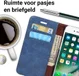 Apple iPhone 7 / 8 Book Cover Hoesje Blauw afbeelding 3