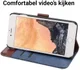 Apple iPhone 7 / 8 Book Cover Hoesje Blauw afbeelding 5