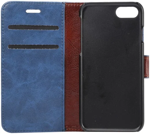 Apple iPhone 7 / 8 Book Cover Hoesje Blauw afbeelding 10