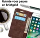Apple iPhone 7 / 8 Book Cover Hoesje Coffee afbeelding 3