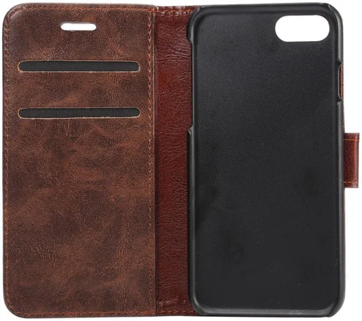 Apple iPhone 7 / 8 Book Cover Hoesje Coffee afbeelding 10