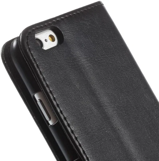 Apple iPhone 6(S) Portemonnee Hoesje Zwart afbeelding 6