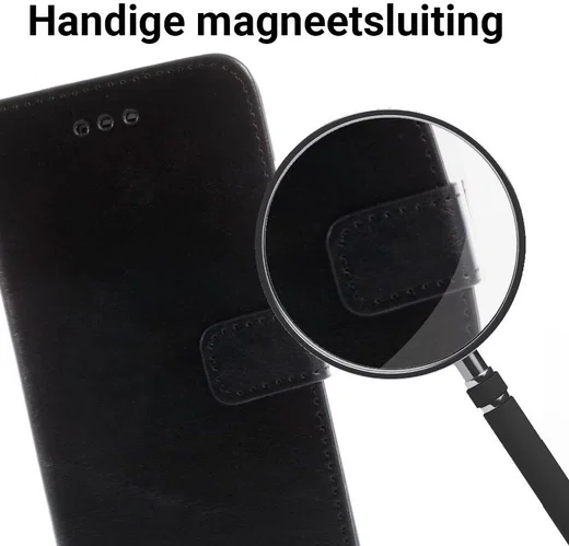 Apple iPhone 6(S) Portemonnee Hoesje Zwart afbeelding 3