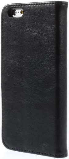 Apple iPhone 6(S) Portemonnee Hoesje Zwart afbeelding 5