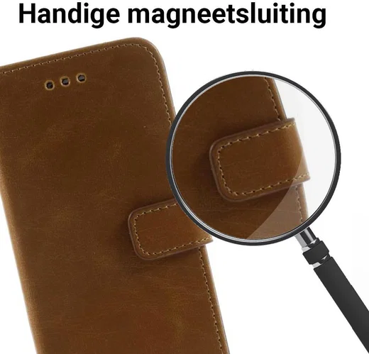 Apple iPhone 6(S) Portemonnee Hoesje Bruin afbeelding 3