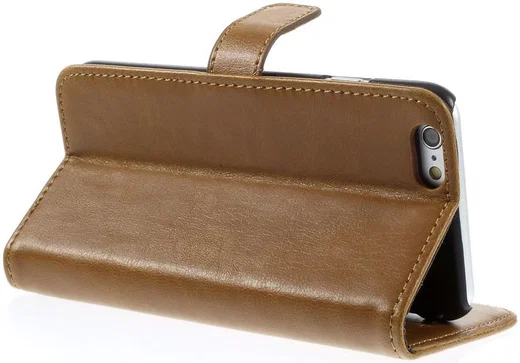 Apple iPhone 6(S) Portemonnee Hoesje Bruin afbeelding 10