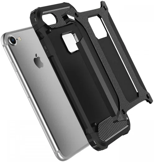 Hybride Apple iPhone 7 Plus / 8 Plus Hoesje Zwart afbeelding 3