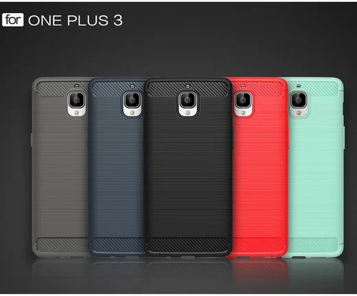 OnePlus 3T / 3 Geborsteld TPU Hoesje Zwart afbeelding 12