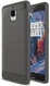 Geborsteld OnePlus 3T / 3 Backcover Armor Hoesje TPU Grijs afbeelding 1
