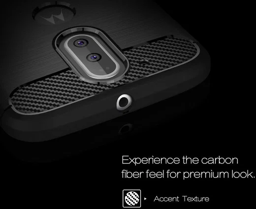 Motorola Moto G4 Geborsteld TPU Hoesje Zwart afbeelding 8