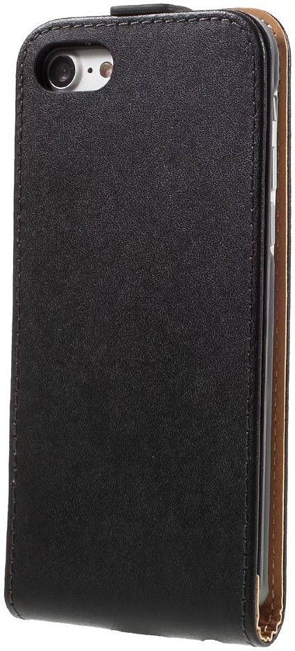 Leren Verticale Apple iPhone 7 / 8 Flip Hoesje Zwart afbeelding 5