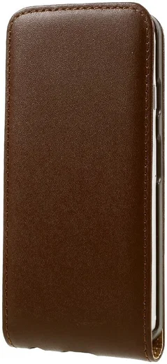 Echt Leren Verticale Apple iPhone 7 / 8 Flip Hoesje Bruin afbeelding 3