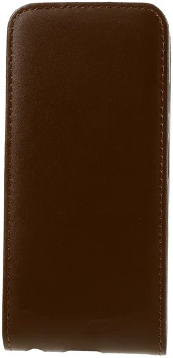 Echt Leren Verticale Apple iPhone 7 / 8 Flip Hoesje Bruin afbeelding 5