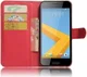 HTC One A9s Portemonnee Hoesje Rood afbeelding 1