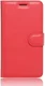 HTC One A9s Portemonnee Hoesje Rood afbeelding 3
