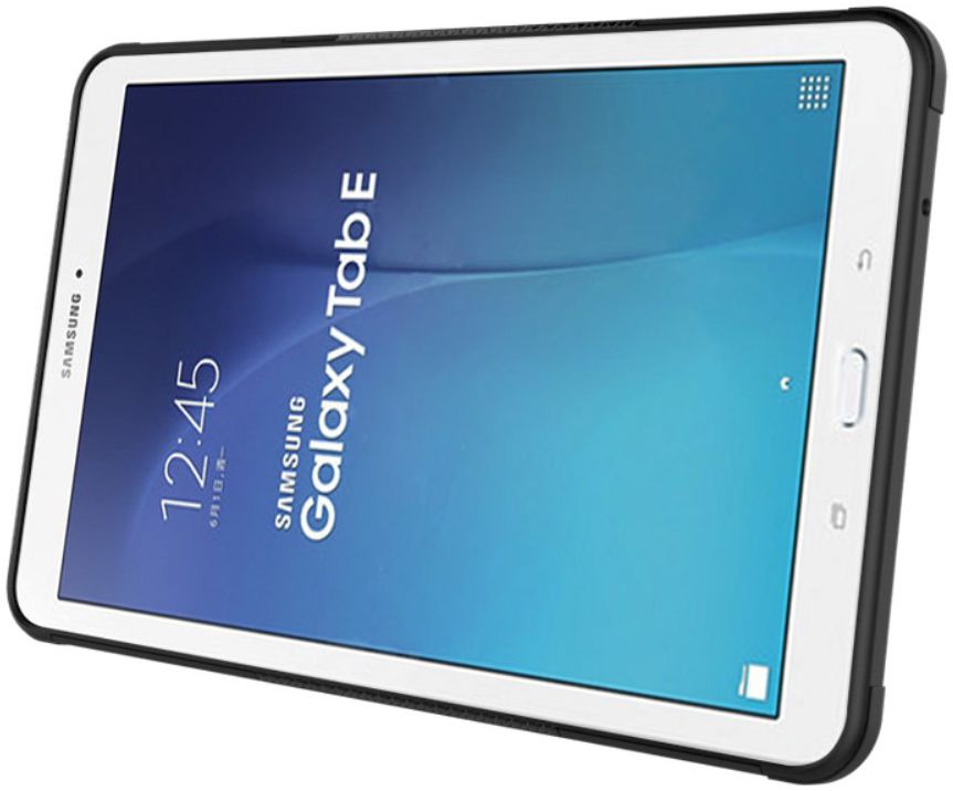 Hybride Samsung Galaxy Tab E (9.6) Back Cover Zwart afbeelding 11