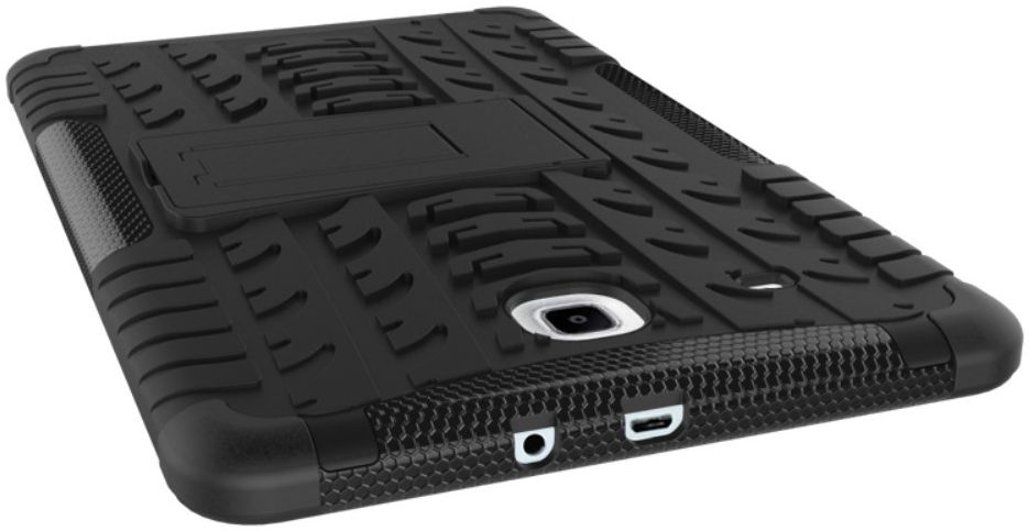 Hybride Samsung Galaxy Tab E (9.6) Back Cover Zwart afbeelding 12
