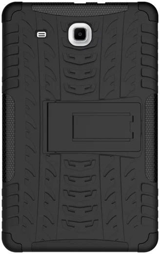 Hybride Samsung Galaxy Tab E (9.6) Back Cover Zwart afbeelding 6