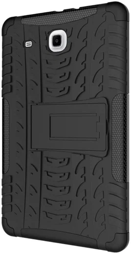 Hybride Samsung Galaxy Tab E (9.6) Back Cover Zwart afbeelding 7