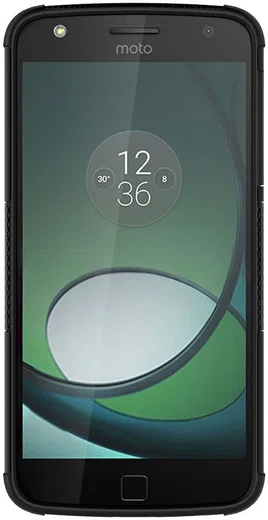 Hybride Motorola Moto Z Play Hoesje Zwart afbeelding 4