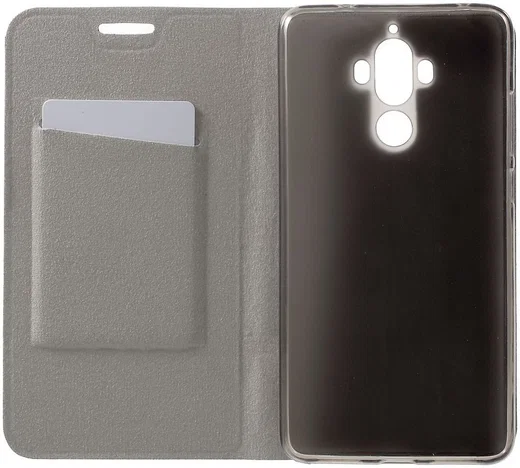 Huawei Mate 9 Portemonnee Hoesje Zwart afbeelding 2