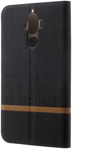 Huawei Mate 9 Portemonnee Hoesje Zwart afbeelding 3