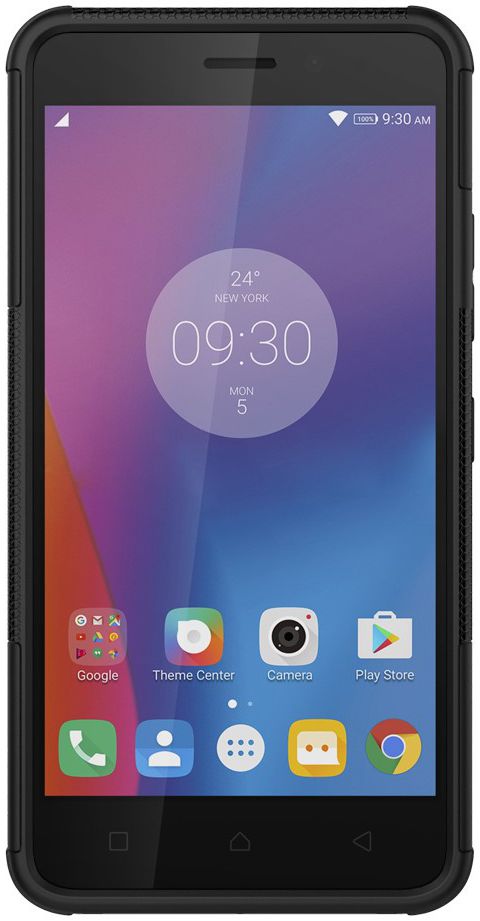 Lenovo K6 Hybride Kickstand Hoesje Zwart afbeelding 4