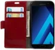 Samsung Galaxy A5 (2017) Stijlvol Portemonnee Hoesje Rood afbeelding 1