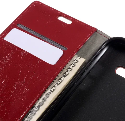 Samsung Galaxy A5 (2017) Stijlvol Portemonnee Hoesje Rood afbeelding 14