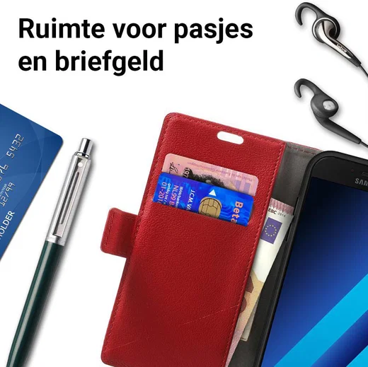 Samsung Galaxy A5 (2017) Wallet Hoesje Rood afbeelding 2