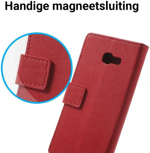 Samsung Galaxy A5 (2017) Wallet Hoesje Rood afbeelding 3