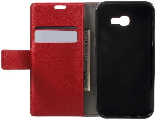 Samsung Galaxy A5 (2017) Wallet Hoesje Rood afbeelding 10
