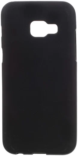 Samsung Galaxy A3 (2017) Frosted TPU Hoesje Zwart afbeelding 5