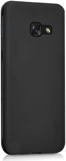 Samsung Galaxy A3 (2017) Frosted TPU Hoesje Zwart afbeelding 2