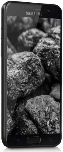 Samsung Galaxy A3 (2017) Frosted TPU Hoesje Zwart afbeelding 4