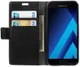 Samsung Galaxy A3 (2017) Stijlvol Portemonnee Hoesje Zwart afbeelding 1
