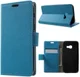 Samsung Galaxy A3 (2017) Stijlvol Portemonnee Hoesje Blauw afbeelding 2