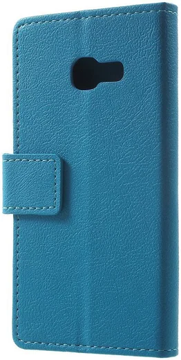 Samsung Galaxy A3 (2017) Stijlvol Portemonnee Hoesje Blauw afbeelding 5