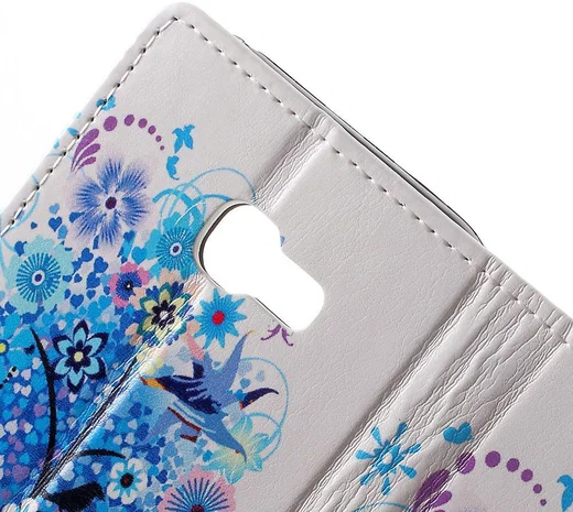 Samsung Galaxy A3 (2017) Portemonnee Print Hoesje Tree Blauw afbeelding 11