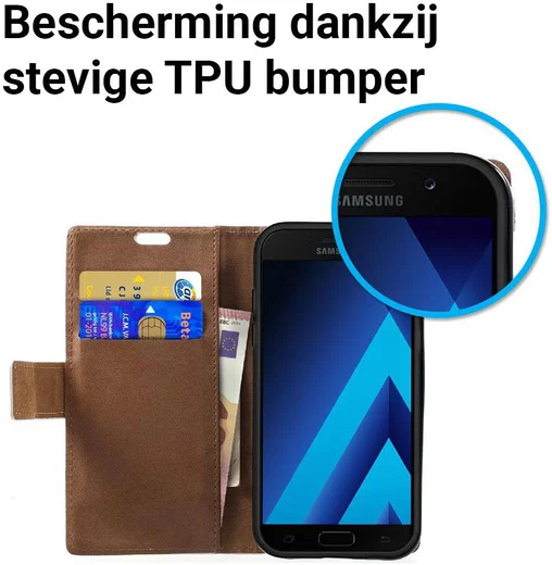 Samsung Galaxy A5 (2017) Portemonnee Print Hoesje Tree Groen afbeelding 6