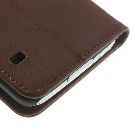 Samsung Galaxy S5 Portemonnee Stand Hoesje Bruin afbeelding 11