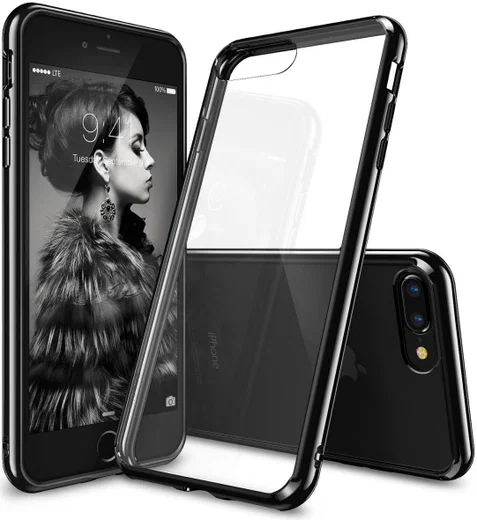 Ringke Fusion Hoesje Apple iPhone 7 Plus / 8 Plus Ink Black afbeelding 1