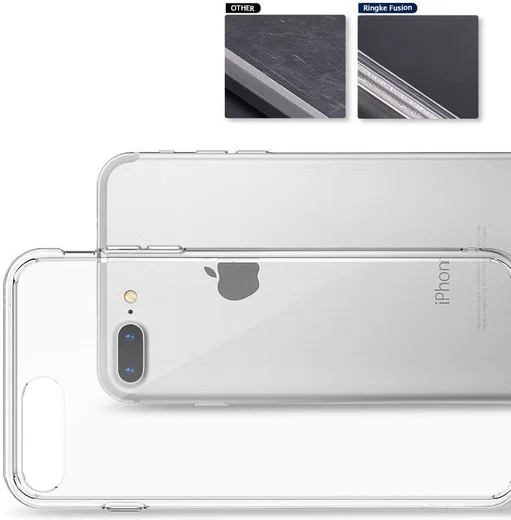 Ringke Fusion Hoesje Apple iPhone 7 Plus / 8 Plus Ink Black afbeelding 5