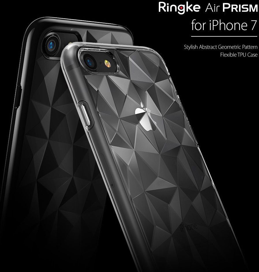 Ringke Air Prism Apple iPhone 7 / 8 Hoesje Transparant Zwart afbeelding 2